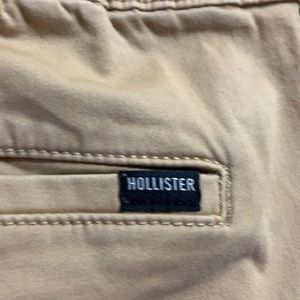 Gently worn Hollister khaki joggers